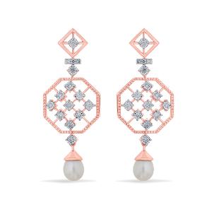 Buy 14 Karat Gold & Diamond Earrings