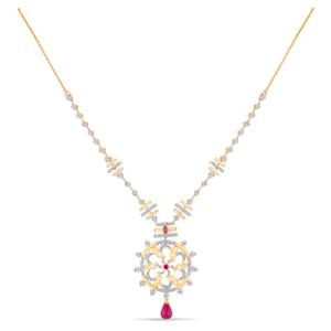 Buy 18 Karat Gold & Diamond Necklace