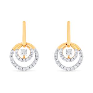 Buy 18 Karat Gold & Diamond Earrings