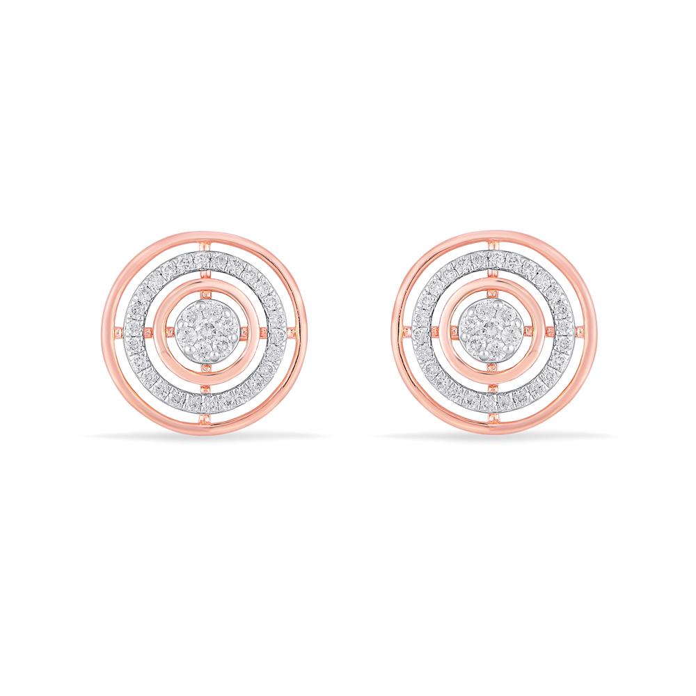 Buy 14 Karat Gold & Diamond Earrings
