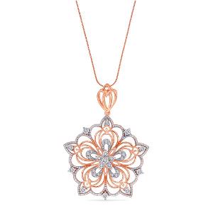 Buy 14 Karat Gold & Diamond Pendant