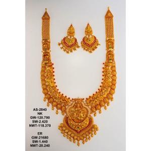 Buy 22 Karat Gold Necklace Set