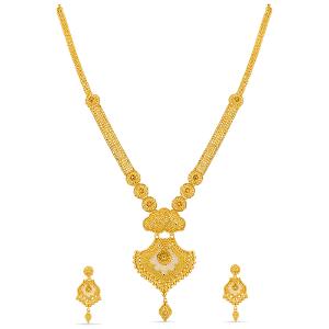 Buy 22 Karat Gold Necklace Set