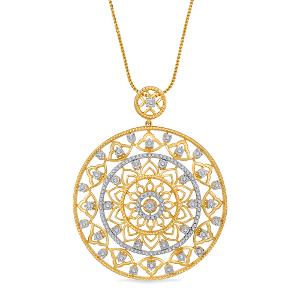 Buy 14 Karat Gold & Diamond Pendant