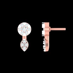 Buy 18 Karat Gold & Diamond Earrings