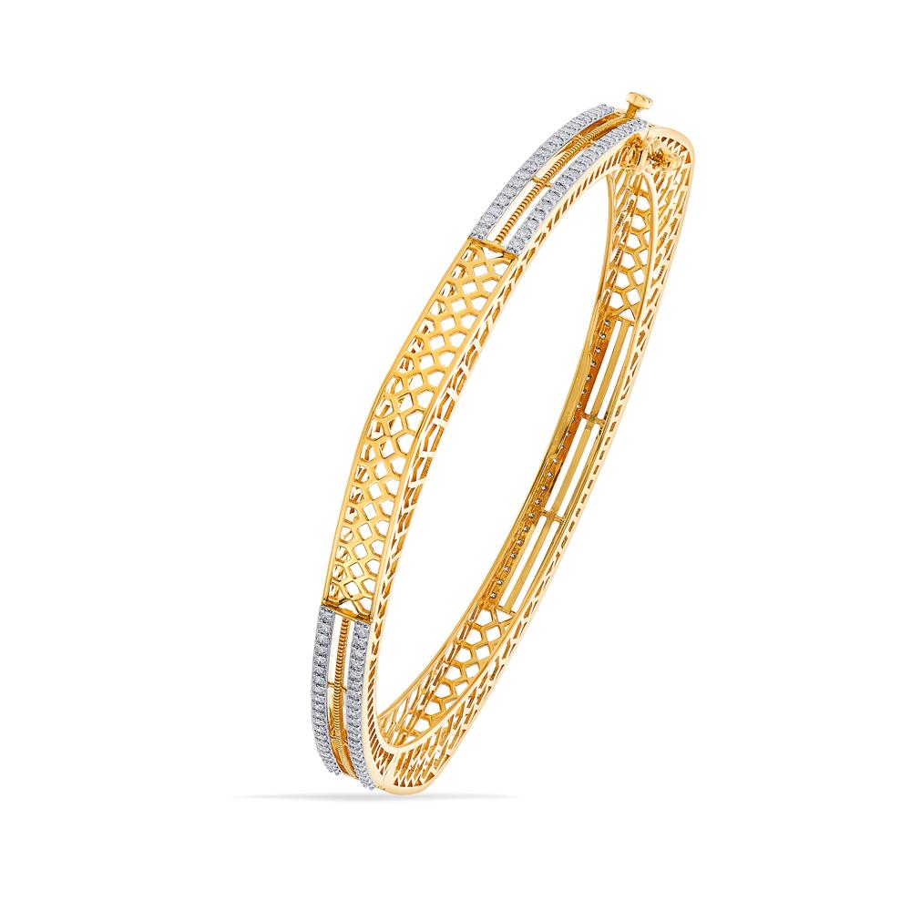 Buy 18 Karat Gold & Diamond Bangles