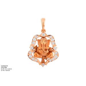 Buy 22 Karat Gold & Diamond Pendant