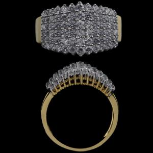 Buy 14 Karat Gold & Diamond Ring