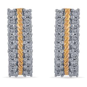 Buy 14 Karat Gold & Diamond Earrings