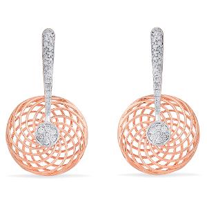 Buy 14 Karat Gold & Diamond Earrings