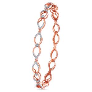 Buy 18 Karat Gold & Diamond Bangle