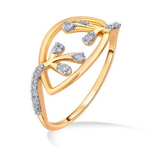 Buy 14 Karat Gold & Diamond Ring