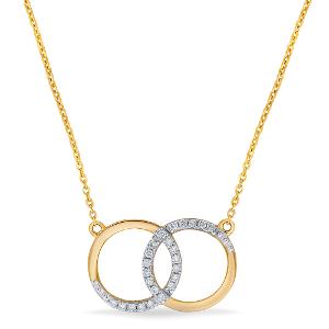 Buy 14 Karat Gold & Diamond Pendant