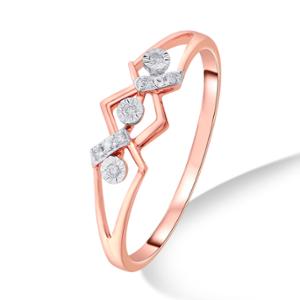 Buy 14 Karat Gold & Diamond Ring