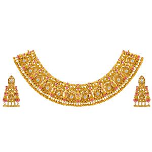 Buy 22 Karat Gold Necklace Set