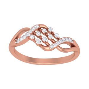 Buy 14 Karat Gold & Diamond Ring