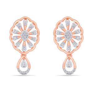 Buy 14 Karat Gold & Diamond  Earrings