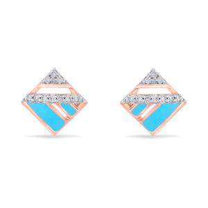 Buy 14 Karat Gold & Diamond Earrings