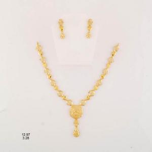 Buy 22 Karat Gold Necklace Set