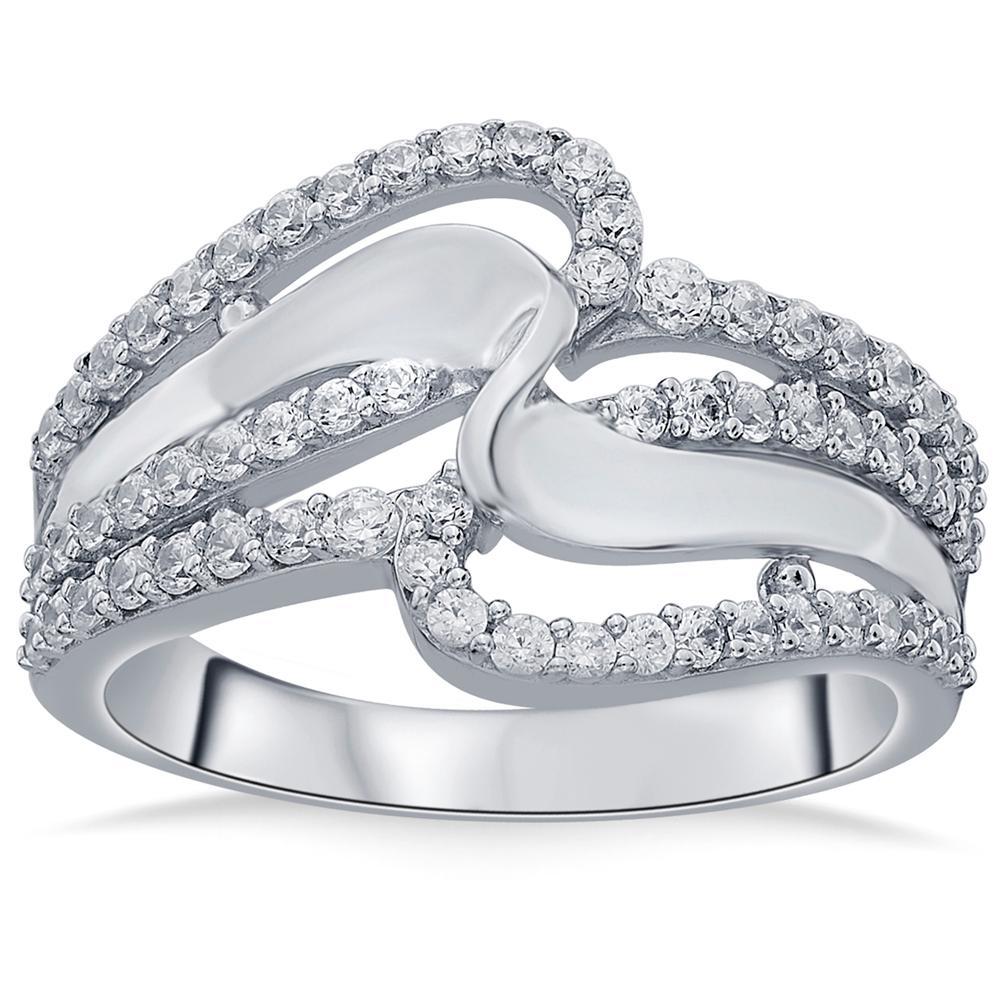 Buy Celestial Swirl Silver Ring