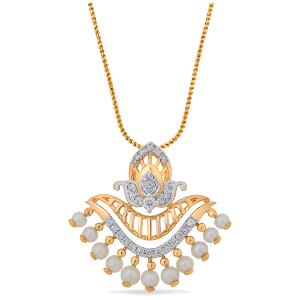 Buy 14 Karat Gold & Diamond Pendant