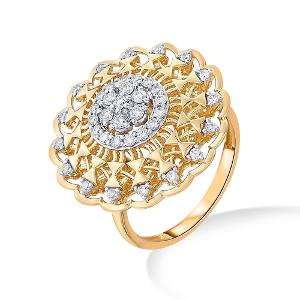 Buy 14 Karat Gold & Diamond Ring