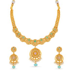 Buy 22 Karat Gold Necklace Set