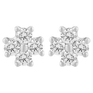 Buy 14 Karat Gold & Diamond Earrings