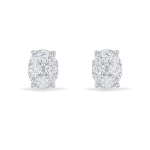 Buy 18 Karat Gold & Diamond Earrings