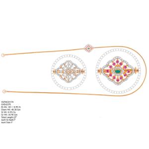 Buy 22 Karat Gold & Diamond Chain
