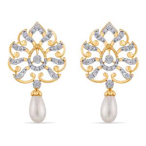 Buy 14 Karat Gold & Diamond Earrings