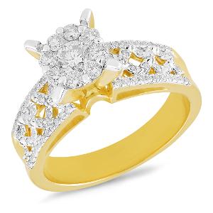 Buy 18 Karat Gold & Diamond Ring