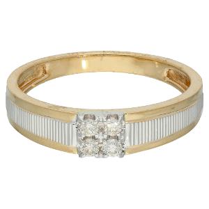 Buy 14 Karat Gold & Diamond Ring