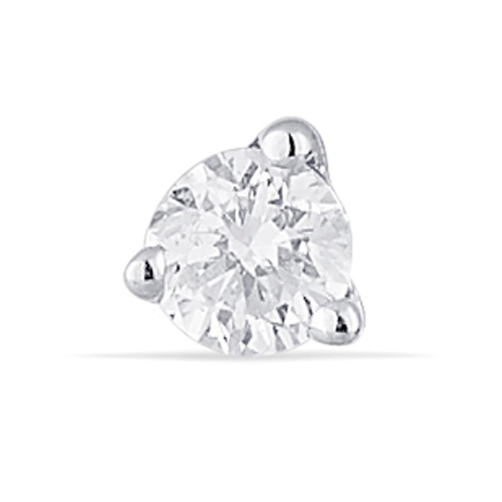 Buy 14 Karat Gold & Diamond Nose Pin
