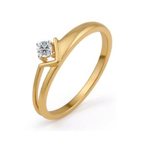Buy 14 Karat Gold & Diamond Ring
