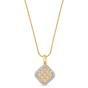 Buy 18 Karat Gold & Diamond Pendant