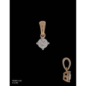 Buy 18 Karat Gold & Diamond Pendant