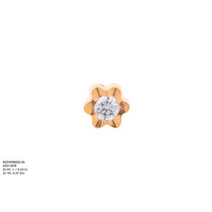 Buy 22 Karat Gold & Diamond Nose Pin