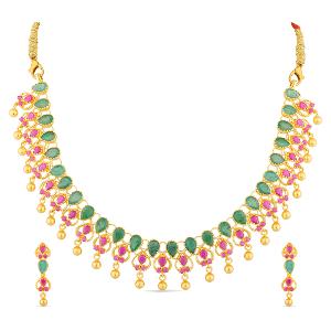 Buy 22 Karat Gold Necklace Set