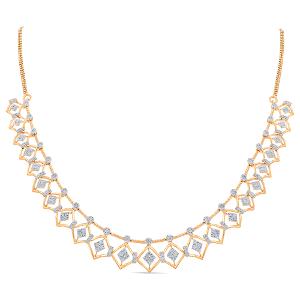 Buy 14 Karat Gold & Diamond Necklace