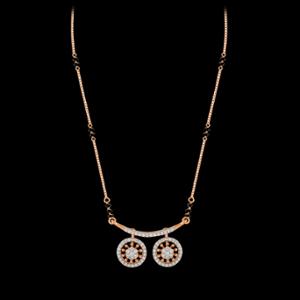 Buy 18 Karat Gold & Diamond Mangalsutra