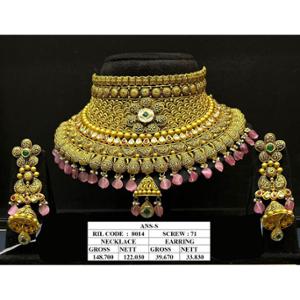 Buy 22 Karat Gold Necklace Set