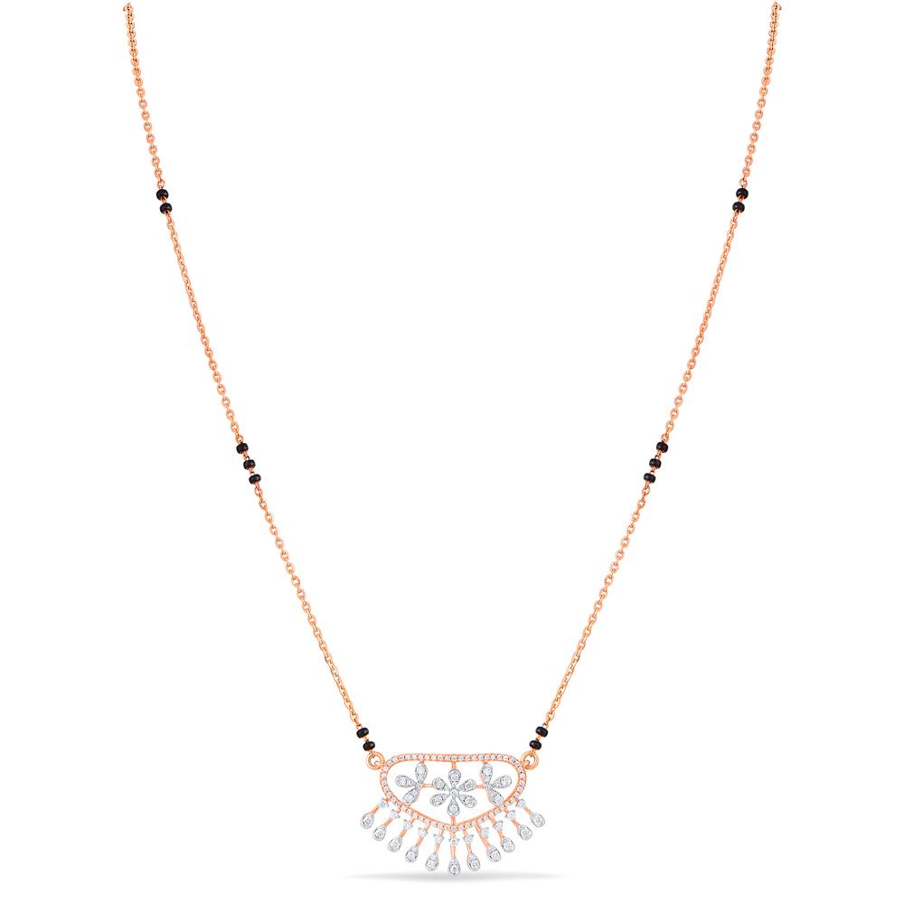 Buy 18 Karat Gold & Diamond Mangalsutra