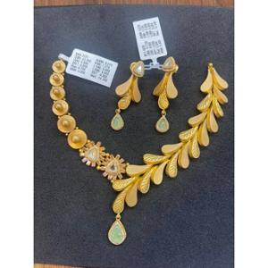 Buy 22 Karat Gold Necklace Set