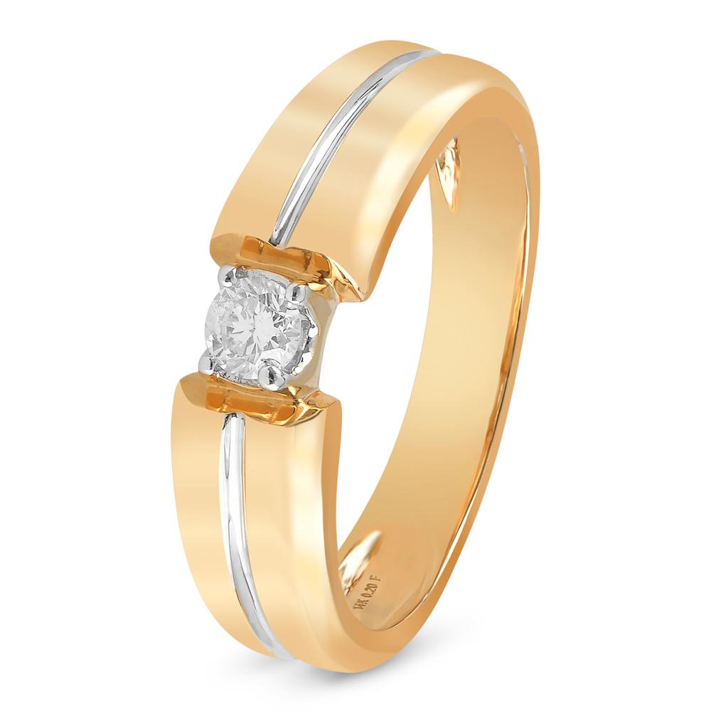 14 Kt Gold & Diamond Ring For Men | Diamond - Reliance Jewels