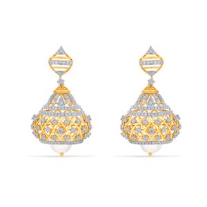 Buy 18 Karat Gold & Diamond Earrings