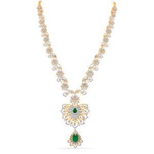 Buy 18 Karat Gold & Diamond Necklace
