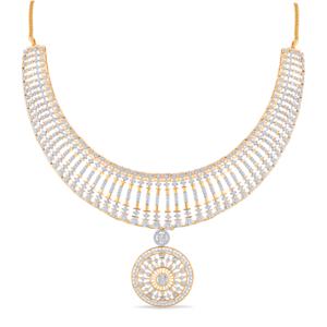 Buy 18 Karat Gold & Diamond Necklace