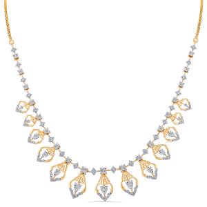 Buy 14 Karat Gold & Diamond Necklace