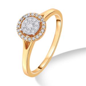 Buy 14 Karat Gold & Diamond Ring